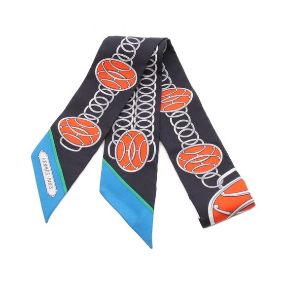 Hermes Twilly Lift Profile Silk Scarf - Picture 1 of 5